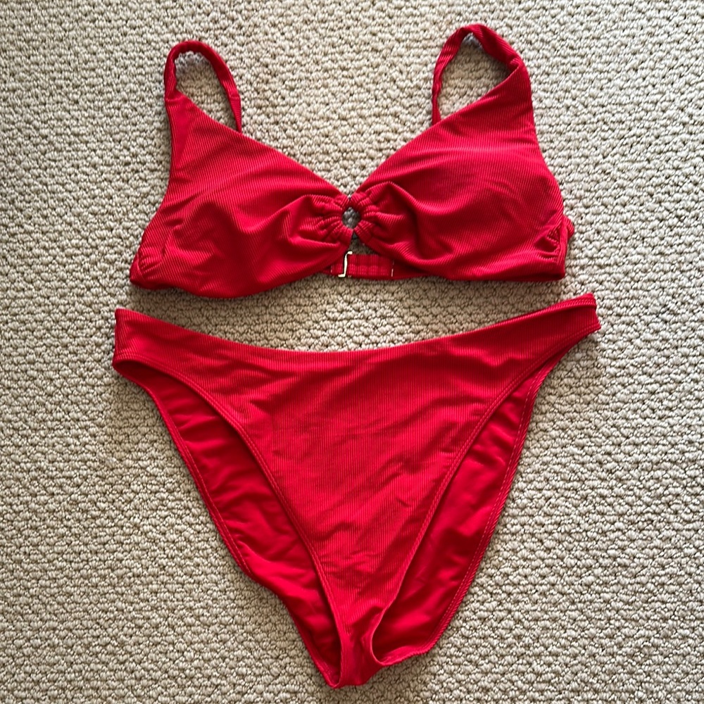 Red Bikini Set
